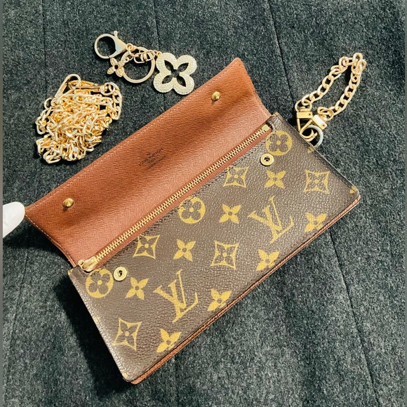 ✅AUTHENTIC LV ACCORDION LONG WALLET LOUIS VUITTON - Picture 3 of 14